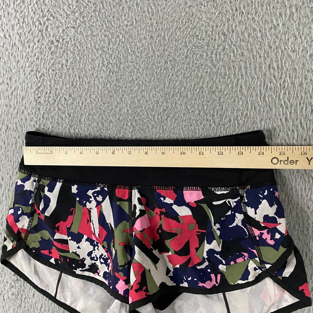 Lululemon Speed Up Short Womens 4 Swift Ultra Running Pop Cut Boom Juice - Picture 6 of 9